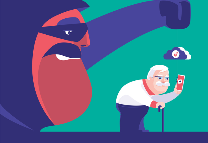 Concept of elder fraud