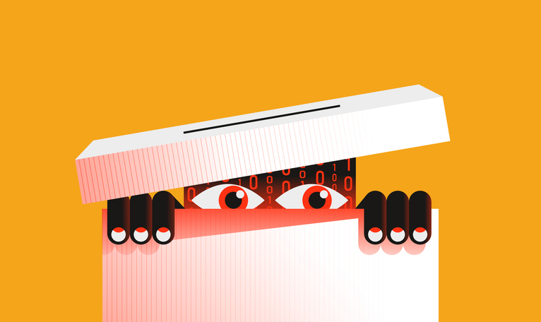 Concept of cybersecurity/fraud