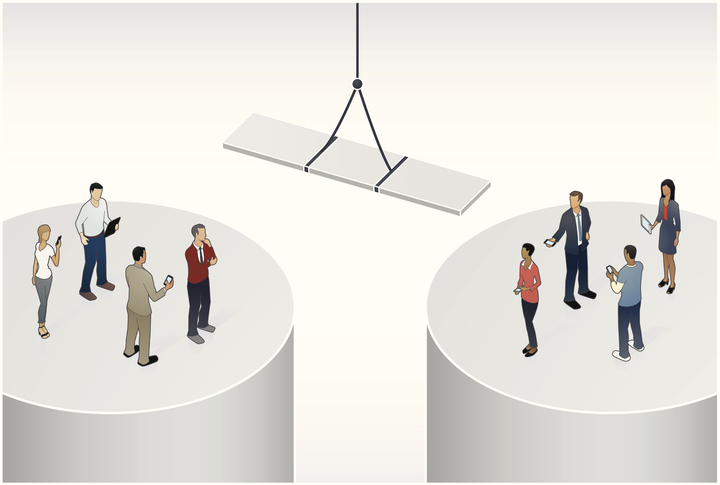 Concept of connecting silos