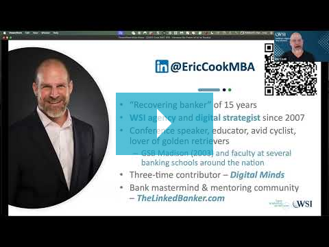 Harness the Power of AI in Your Bank's Marketing - Featuring Eric Cook, MBA WSI Digital